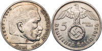 Drittes Reich 5 Reichsmark Hindenburg - Kursmünze (1935-1936) -