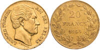 Belgien 20 Francs Leopold I. (1831-1865) - Kursmünze (1864-1865) -