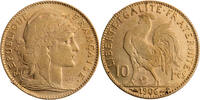 Frankreich, 3. Republik 10 Francs Kursmünze (1899-1914) -