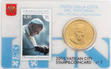Vatikan 50 Cents Franziskus (2013-) - Coincard no. 7 -