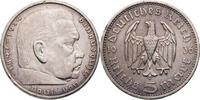 Drittes Reich 5 Reichsmark Hindenburg - Kursmünze (1935-1936) -