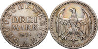 Weimarer Republik 3 Mark Kursmünze -