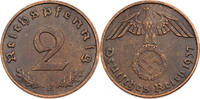 Drittes Reich 2 Reichspfennig Kursmünze (1936-1940) -