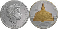 Cook Inseln 10 Dollars Elisabeth II. (1952-2022) - Laos - Pha That Luang -