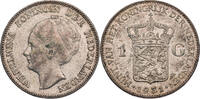 Niederlande 1 Gulden Wilhelmina - Kursmünze (1922-1945) -