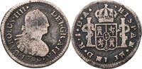 Chile 1/2 Real 1799 So DA Karl IV. (1788-1808) - Kursmünze (1792-1808) s... 50,00 EUR prix TTC + 10,00 EUR frais d'envoi