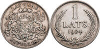 Lettland 1 Lats Kursmünze (1923-1924) -