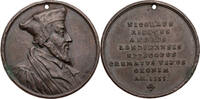 Medaille o.J. (1725) Frankreich, Königreich Auf den Tod von Nicolaus Ridleus (1500-1555) ss, Rf., gelocht