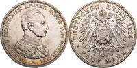 Kaiserreich, Preussen 5 Mark Wilhelm II. (1888-1918) - zum 25. Regierungsjubiläum -