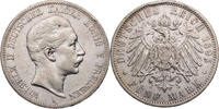 Kaiserreich, Preussen 5 Mark 1895 A Wilhelm II. (1888-1918) - Kursmünze (1891-1908) TB-TTB, Rf.