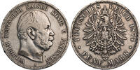 Kaiserreich, Preussen 5 Mark Wilhelm I. (1861-1888) - Kursmünze (1874-1876) -