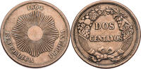 Peru 2 Centavos Kursmünze (1863-1895) -