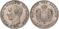 Griechenland 1 Drachme George I. (1863-1912) - Kursmünze (1868-1883) -
