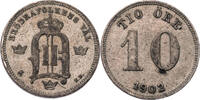 Schweden 10 Öre Oskar II. (1872-1907) - Kursmünze (1880-1904) -