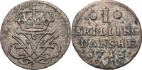 Dänemark 1 Skilling Dansk Friedrich IV. (1699-1730) -