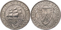 Weimarer Republik 3 Reichsmark 100 Jahre Bremerhaven -