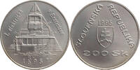 Slowakei 200 Korun 100 Years since first Tram in Bratislava 1895-1995 -
