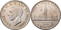 Kanada Dollar George VI. - Royal Visit -
