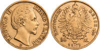 Kaiserreich, Bayern 20 Mark Ludwig II. (1864-1886) - Kursmünze (1872-1873) -