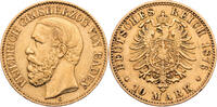 Kaiserreich, Baden 10 Mark Friedrich I. (1856-1907) - Kursmünze (1875-1888) -