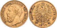 Kaiserreich, Baden 10 Mark Friedrich I. (1856-1907) - Kursmünze (1872-1873) -