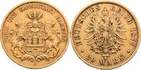 Kaiserreich, Hamburg 20 Mark Kursmünze (1875-1889) -