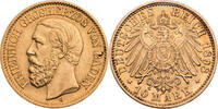 Kaiserreich, Baden 10 Mark Friedrich I. (1856-1907) - Kursmünze (1890-1901) -