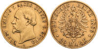 Kaiserreich, Sachsen-Coburg und Gotha 20 Mark 1886 A Ernst (1844-1893) - Kursmünze TTB+