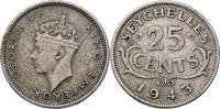 Seychellen 25 Cents George VI. (1936-1952) - Kursmünze -