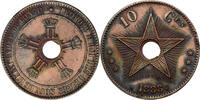 Belgischer Kongo 10 Centimes Leopold II. (1885-1908) - Kursmünze (1887-1894) -