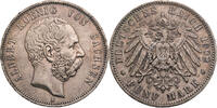 Kaiserreich, Sachsen 5 Mark 1902 E Albert (1873-1902) - Kursmünze (1891-1902) TTB