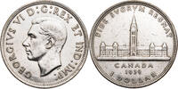 Kanada Dollar George VI. - Royal Visit -