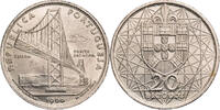 Portugal 20 Escudos 1966 Salazar Br&uuml;cke Lissabon - Ponte Lazar Lisboa ss... 20,00 EUR  + 10,00 EUR frais d'envoi