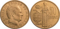 Monaco 50 Centimes 1962 Rainier III. (1949-2005) - Kursm&uuml;nze vz 12,00 EUR  + 10,00 EUR frais d'envoi