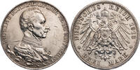 Kaiserreich, Preussen 3 Mark 1913 A Wilhelm II. (1888-1918) - 25 j&auml;hrige... 45,00 EUR  + 10,00 EUR frais d'envoi