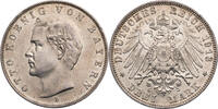 Kaiserreich, Bayern 3 Mark 1913 D Otto (1886-1913) - Kursm&uuml;nze (1908-191... 50,00 EUR  + 10,00 EUR frais d'envoi