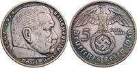 Drittes Reich 5 Reichsmark 1936 A Hindenburg - Kursm&uuml;nze (1935-1936) ss 35,00 EUR  + 10,00 EUR frais d'envoi