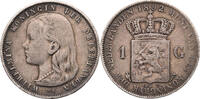 Niederlande, K&ouml;nigreich 1 Gulden 1892 Wilhelmina (1890-1948) - Kursm&uuml;nze... 40,00 EUR  + 10,00 EUR frais d'envoi