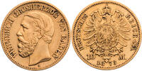 Kaiserreich, Baden 10 Mark 1873 G Friedrich I. (1856-1907) - Kursm&uuml;nze (... 625,00 EUR envoi gratuit