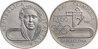 Italien 500 Lire Olympische Spiele 1992 in Barcelona -