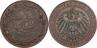 Kaiserreich, Deutsch-Ostafrika 1 Pesa Prägungen für die Deutsch-Ostafrikanische Gesellschaft (1890-1892) -