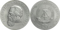 DDR 20 Mark 150th Anniversary of Birth of Friedrich Engels -