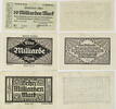Neuss 1000000000 Mark, 2x10000000000 Mark Lot von 3 verschiedenen Scheinen -