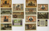 Königswinter 2x25 Pfennig, 2x50 Pfennig, 2x75 Pfennig Lot von 6 verschiedenen Scheinen - 1 komplette Serie -