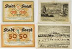 Soest 20, 50 Mark Lot von 2 verschiedenen Scheinen -