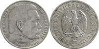 Drittes Reich 5 Reichsmark Hindenburg - Kursmünze (1935-1936) -