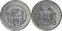 Sierra Leone 10 Dollars Auf die Olympischen Spiele 2008 in Peking - Chinesischer Drache -