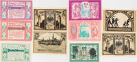 Patschkau (Paczków), Schlesien 10, 25, 50, 75 Pfennig, 1 Mark 2 Serien - Patschkau Komplettsatz - 5 Scheine -