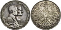 Kaiserreich, Sachsen-Weimar Eisenach 3 Mark Wilhelm Ernst (1901-1918) 100 Jahre Großherzogtum -