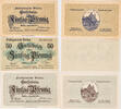 Weiden 3x50 Pfennig Lot von 3 verschiedenen Scheinen -
